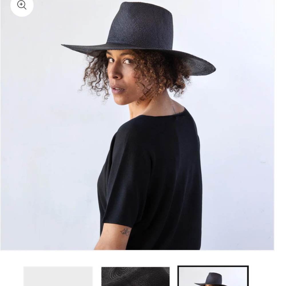 Reinhard Plank Panama straw wide brimmed hat